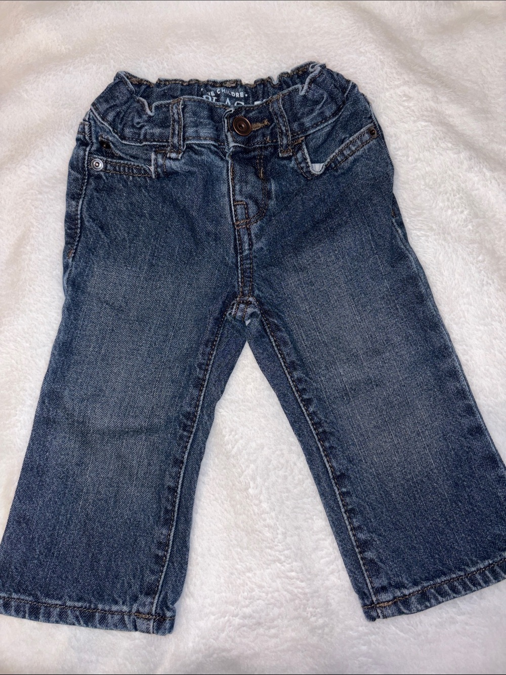 The Children's Place Dark Blue Denim Jeans 9-12m
